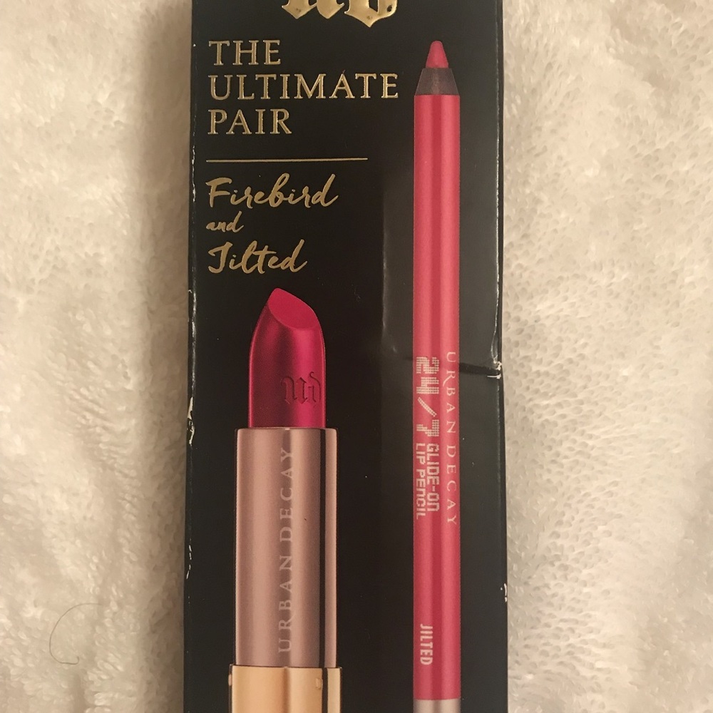 New Urban Decay lipstick/lipliner duo in box.